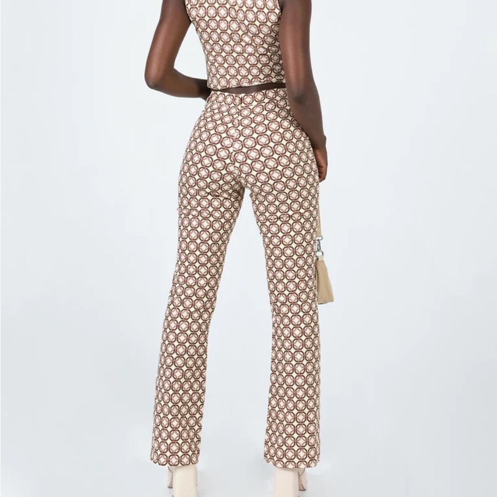 Beige Chain Tangle Pants - image 3